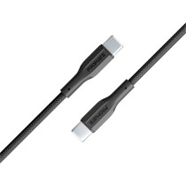 Promate USB-C to USB-C Cable, Premium 60W Power Delivery Fast Charging Type-C Cable with 480Mbps Data Sync and 100cm, Black