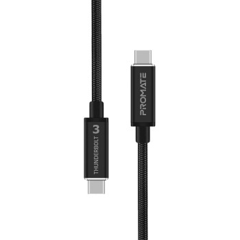 Promate 100W USB- C Power Delivery Cable, Powerful Type-C Thunderbolt 3 Charging Cable