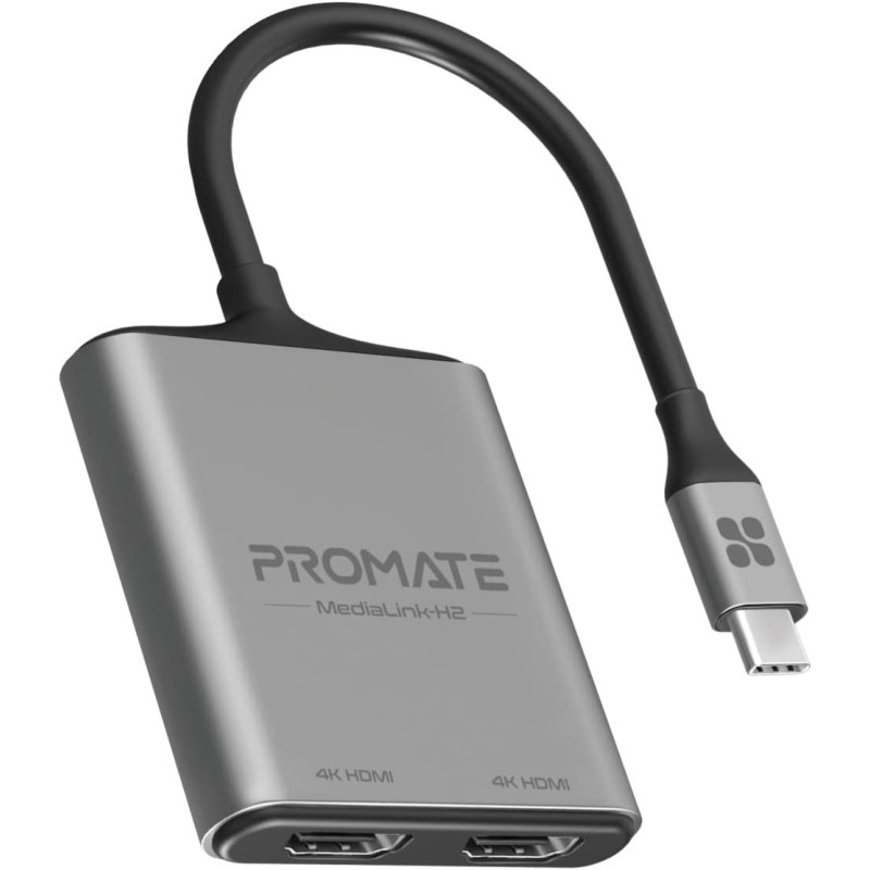 Promate USB-C To HDMI Adapter, Ultra HD 4k 60hz Type-C To HDMI Adapter Converter