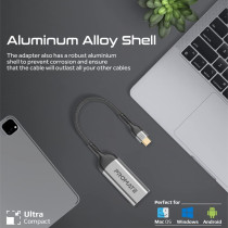 Promate USB-C to HDMI Adapter, Ultra HD 8k@60hz HDMI Adapter Converter with 48Gbps Transmission