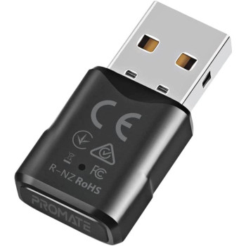 Promate USB Bluetooth Adapter, Universal Transmitter Bluetooth 5.0 HD Audio Dongle BlueLink