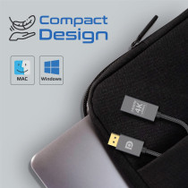 Promate DisplayPort to HDMI Adapter, Ultra HD 4k Male to Female DP to HDMI Converter