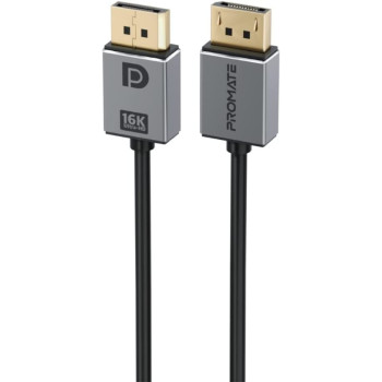 Promate DisplayPort 2.0 Cable, Premium Ultra HD 16K@60Hz Video Display Cord with 80Gbps