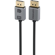 Promate DisplayPort 2.0 Cable, Premium Ultra HD 16K@60Hz Video Display Cord with 80Gbps