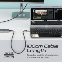 Promate HDMI Splitter Cable, Ultra HD 4k 60Hz HDMI Adapter Converter with Dual HDMI Port