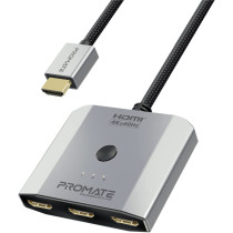 Promate HDMI Switch, 3-in-1 Ultra HD 4k 60Hz HDMI Adapter Converter with Triple HDMI Ports