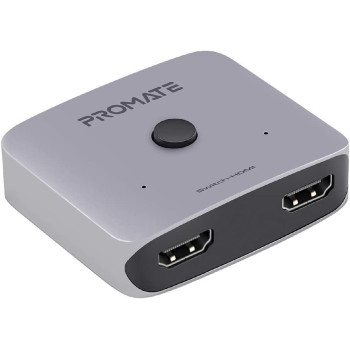 Promate HDMI Switch 4K Splitter, Premium Ultra HD 4K 60Gz Bi-Directional HDMI Switch