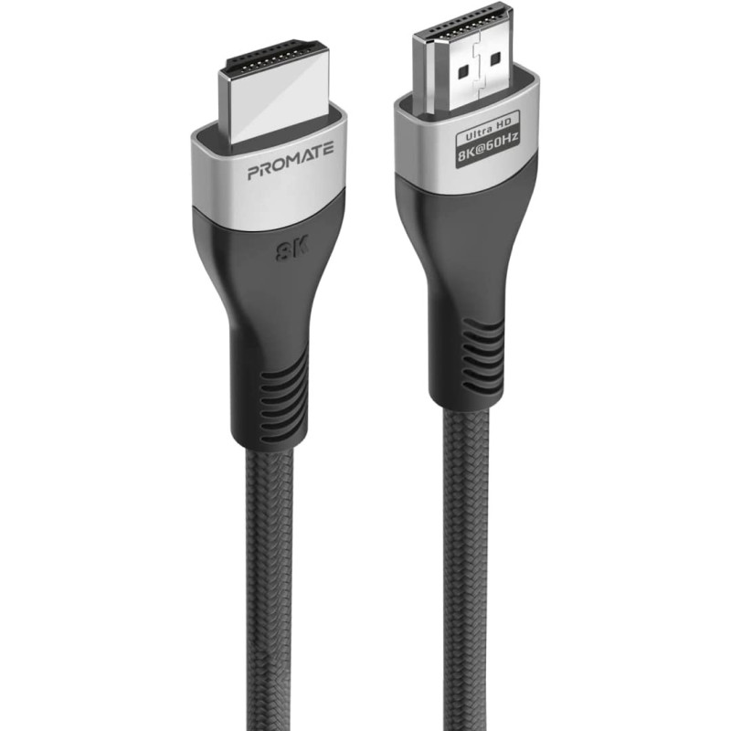 Promate HDMI 2.1 Cable, 3m HDMI to HDMI Slim Cable with 48Gbps Bandwidth