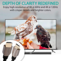 Promate 8K HDMI Cable, Premium 48Gbps High-Speed HDMI 2.1 Audio Video Cable