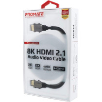Promate HDMI 2.1 Cable, Premium High-Speed 48Gbps 8K HDMI to HDMI Cord with Dynamic HDR