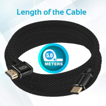 Promate Prolink4K1-500 4K Hdmi Cable, 5 M - Black
