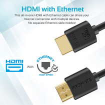 Promate 4K HDMI Cable 10M, Ultra HD High-Speed 4K 60Hz HDMI Cable with Ethernet