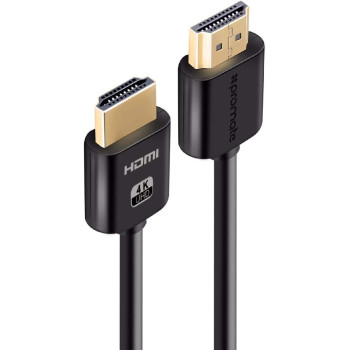Promate 4K HDMI Cable, High-Speed 3 Meter HDMI Cable with 24K Gold Plated