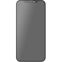 Promate Privacy Glass Screen Protector for iPhone 12, Clear Anti-Spy 3D Tempered Glass Screen