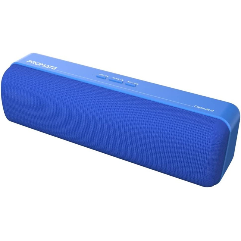 Promate Bluetooth Speaker, Portable HD 6W True Wireless Speaker with Bluetooth 5.0, Blue