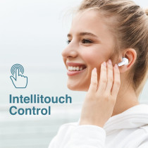 Promate True Wireless Earbuds, In-Ear Bluetooth v5.1 HD Earphones with Mic, IPX5 Water Resistance, Lush