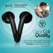 Promate True Wireless Earbuds, Ergonomic In-Ear Bluetooth v5.0 Earphones with Smart Auto-Pairing