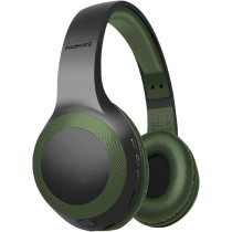 Promate Wireless Headphone, Powerful Deep Bass Bluetooth v5.0 Headphone with MicroSD Playback