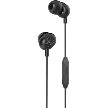 Promate In-Ear Headphones, Premium Audio Enhanced Wired Earphones with Dynamic HD Driver, ICE Black