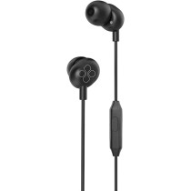 Promate In-Ear Headphones, Premium Audio Enhanced Wired Earphones with Dynamic HD Driver, ICE Black