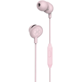 Promate In-Ear Headphones, Premium Audio Enhanced Wired Earphones with Dynamic HD Driver, ICE Pink
