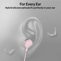 Promate In-Ear Headphones, Premium Audio Enhanced Wired Earphones with Dynamic HD Driver, ICE Pink