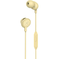 Promate In-Ear Headphones, Premium Audio Enhanced Wired Earphones with Dynamic HD Driver, ICE Yellow