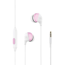 Promate In-Ear Earbuds Headphones, Superior Sound Quality and 1.2m Tangle-Free Cord for Smartphones, Tablets, Pc, Comet White