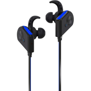 Promate Magnetic Wireless Earbuds Secure-Fit In-Ear Sport HD Sound Earphones with Mic, Fluid Blue