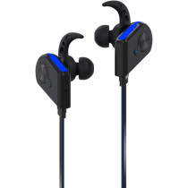 Promate Magnetic Wireless Earbuds Secure-Fit In-Ear Sport HD Sound Earphones with Mic, Fluid Blue