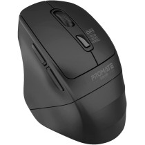 Promate Wireless Mouse, 6 Programmable Buttons, USB Nano Receiver and 10m Working Distance for MacBook Air, Samit Black