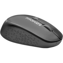 Promate 2.4G Wireless Mouse, Professional Precision Tracking Comfort Grip Mouse with USB Nano Receiver, Tracker Black