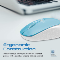 Promate 2.4G Wireless Mouse, Professional Precision Tracking Comfort Grip Mouse with USB Nano Receiver