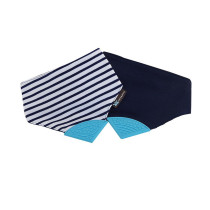 Eazy Kids Reversible 2in1 Teething Bib - Stars and Strips-Navy Blue 
