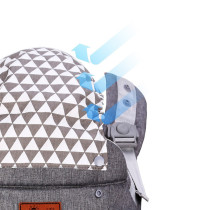 Sunveno Kangaroo Style Ergonomic Baby Carrier - Grey