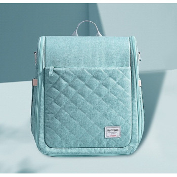 Sunveno Portable Baby Bed & bag- Sea Green