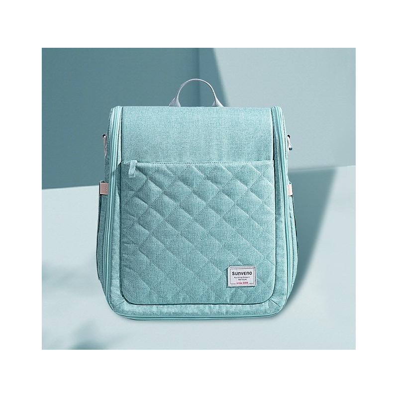 Sunveno Portable Baby Bed & bag- Sea Green