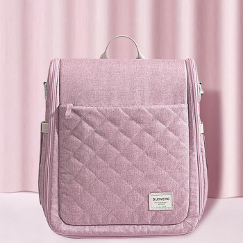 Sunveno Portable Baby Bed & bag- Pink