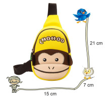 Nohoo Jungle Chest Bag-Monkey