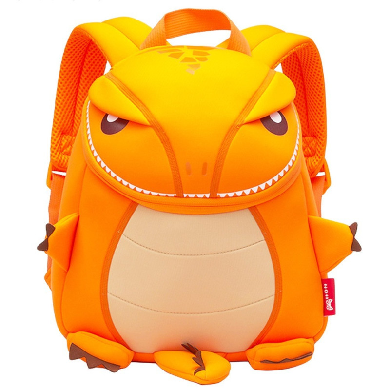 Nohoo Jungle Backpack-T-Rex Orange