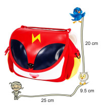 Nohoo WoW Handbag-Space Dog Red