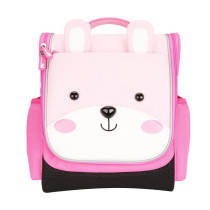 Nohoo Jungle Kids School Bag - Sapiential Bear Pink