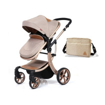 Teknum - 3in1 Luxury Pram Stroller - Khakhi