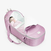Sunveno Foldable Travel Carry Cot - Pink