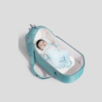 Sunveno Foldable Travel Carry Cot - Green