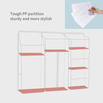 Sunveno Baby Bedside Portable Crib Organizer - Pink