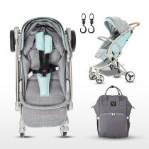 Teknum A1 Green + Sunveno Grey Diaper Bag