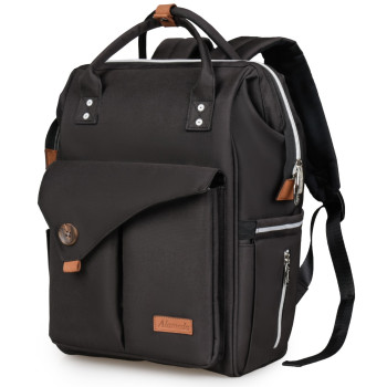 Alameda Diaper Backpack - Large - Jet Black