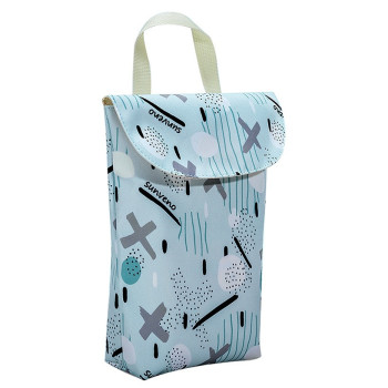 Sunveno Diaper Organizer Wet/Dry Bag, Blue