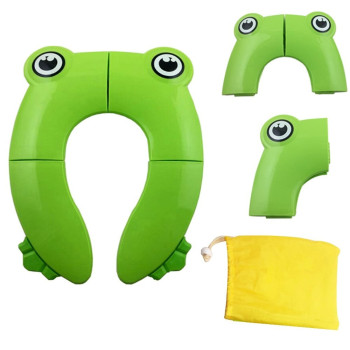 Eazy Kids Foldable Travel Potty with Carry Bag - Green